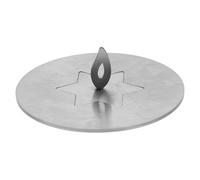 Homoyoyo Éteignoir à Bougie Acier Inoxydable Grand Modèle Hexagonal Outil Coupe-Flamme Anti-remontée pour Bougies Parfumées Chauffe-Plat et Aromathérapie Design Élégant