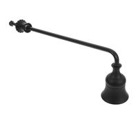 Homoyoyo Éteignoir à Bougie Noir à Long Manche Accessoire pour Bougies Parfumées et Chauffe-Plat Outil Sûr pour Éteindre la Flamme Prolongateur de Durée de Vie Usage Intérieur