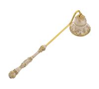 Homoyoyo Éteignoir à Bougie Rétro en Métal, Outil Portable D’Extinction 19x4,2x5,6 Cm, 94 G, Design Européen Vintage, Extincteur à Mèche pour Bougies D’aromathérapie, Usage Maison, Hôtel