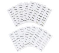 Homoyoyo Étiquettes Autocollantes pour Flacons d'Huiles Essentielles 10 Pièces 14X14 CM Or et Argenté Autocollants Non Adhésifs Décoratifs pour Bouteilles Roll-On Accessoires Pratiques