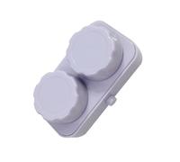 Homoyoyo Étui De Nettoyage Électrique pour Lentilles Boîte De Rangement Compacte Et Légère Conteneur pour Lentilles Domestique Et Portable