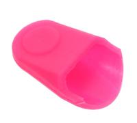 Homoyoyo Étui de Protection pour Bec de Saxophone Soprano 37 Mm en Silicone Rose Fuchsia, Couvre-bec Protecteur pour Clarinette et Saxophone, Accessoire Musique pour Usage Quotidien