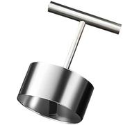 Homoyoyo Évideur de Fruits en Acier Inoxydable Grand Format Outil Multifonction Portable pour Retirer le Trognon de Pommes et Poires Accessoire Cuisine Ergonomique Antidérapant