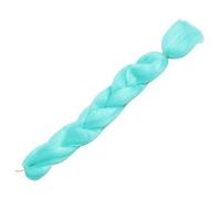 Homoyoyo Extension Cheveux Tresse Lumineuse Longue Résistante à Haute Température Wig Tressée Glow In The Dark pour Femmes Accessoire Coiffure pour Cosplay et Soirée