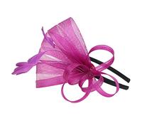 Homoyoyo Fascinator Chapeau De Plumes Avec Voile Élégant Pour Femmes Accessoire De Tea Party Événements Et Cocktails Tête Tulle Floral