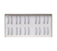 Homoyoyo Faux Cils d'Entraînement Auto-Adhésifs 10 Ajustables Recourbés pour Formation Extensions de Cils Maquillage Professionnel pour Apprentissage à Domicile
