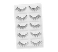 Homoyoyo Faux Cils Naturels Épais 10 Paires Longs Cils Fibres Douces Fête Usage Quotidien