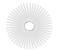 Homoyoyo Faux Ongles Bâtonnets Transparants 50 Pièces Présentation Vernis Ongles Panneaux Ventilation Secteurs Modèles Exercices pour Nail Art Usage Professionnel et Débutants