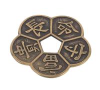Homoyoyo Feng Shui Chinois I-Ching : 2. 16X2. 16X0. 04 Pouces Divination Chinoise Pièces De Monnaie Feng Shui pour La Richesse Et Le Succès Collectionneur Bonne Chance Feng Ancienne