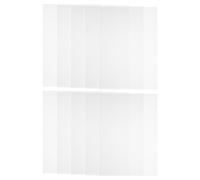 Homoyoyo Feuilles de Pvc Transparent Rigide 0,5 Mm A4 10 Pièces Double Protection, Film Plastique Haute Transparence pour Loisirs Créatifs et Cadres Photo, Film Rigide Imprimable