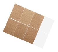 Homoyoyo Feuilles d'Entraînement Double Face pour Nail Art Réutilisables 6 Modèles d'Ongles 2 Feuilles PET Transparentes Papier d'Apprentissage pour Débutants Cartes Professionnelles
