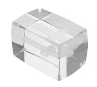 Homoyoyo Figurine de Crucifix en Cristal Transparent Décoration Religieuse Compacte pour Salon et Bureau Ornement de Table Symbolique de Foi Sculpture de Jésus-Christ en Verre Présent