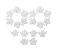 Homoyoyo Figurines Miniatures D'anges en Résine Blanche pour Téléphone Portable, Accessoires Baroque Diy, Lot de 40 Pièces, Décoration Créative pour Coques de Téléphone Plusieurs styles