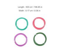 Homoyoyo Filament pour Stylo 3D 175 MM Pcl Basse Température 20 Couleurs 5 Mètres Compatible Stylo 3D Kit Créatif Polyvalent