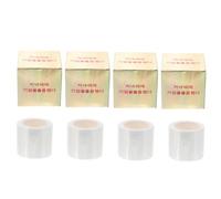 Homoyoyo Film Plastique Pour Sourcils Et Eye-liner 4 Pièces Film Adhésif Lisse Couvre-éléments Accessoires Pour Usages Maison Et Salon