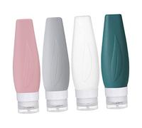 Homoyoyo Flacons de Voyage Silicone Contenants Vides Portables pour Maquillage Cosmétique Flacons de Rangement Pratiques pour Courte Durée