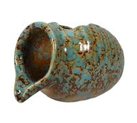 Homoyoyo Fontaine Pot Céramique Décorative pour Jardin et Intérieur Cascade Eau Circulante sans Pompe Pot Écologique pour Bassin à Poissons et Courtyard Fountain Jar