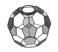Homoyoyo Football Theme Lamp Shade Iron Mesh Soccer Ball Pendant Cover With Central Hole Small Lampshade For Sports Bar Living And Party Decoration