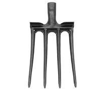 Homoyoyo Fourche à Bêcher Acier à Dents pour Ameublir et Retourner la Terre Outil Agricole Polyvalent pour Jardinage et Entretien des Sols Remplacement Tête Compatible Manche pour