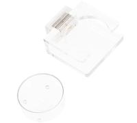 Homoyoyo Gamelle Réutilisable pour Reptiles Distributeur de Nourriture Transparent Bol Remplaçable pour Terrarium Mangeoire Portable pour Reptiles Bac Magnétique