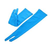 Homoyoyo Gants de Dessin Artistiques à Deux Doigts Ventilés Longue Protection Anti-taches pour Peintres et Dessinateurs Numériques Confort Respirant et Bleu
