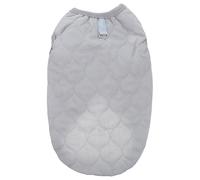 Homoyoyo Gilet Chaud pour Chien en Coton Matelassé Manteau D’Hiver Court pour Chiot et Petit Chien Veste Rembourrée Grise XS Vêtements Chauds pour Animaux de Compagnie Protection Le