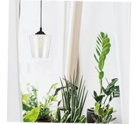 Homoyoyo Glass Lamp Shade Cylinder For Socket Easy Replacement Pendant Light Shade Compatible With Chandelier Wall Sconce Table Lamp Hole Transparent Lampshade