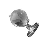 Homoyoyo Globe Ornemental en Cristal Mini, Décor Géographique de Bureau, Modèle Délicat Pivotant, Décoration de Globe Terrestre pour Mariage et Fête, Objet de Décoration Intérieure,