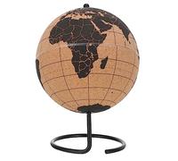 Homoyoyo Globe Terre Liège avec Support Stable Décoration de Bureau pour Planification de Voyage et