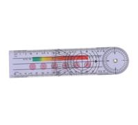 Homoyoyo Goniomètre à Doigt Médical Multifonction Règle D’Angle Rotative Portable Outil de Mesure D’Angle Précis pour Orthopédie Format Compact Fond à Contraste Élevé Usage