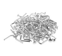 Homoyoyo Goupilles de Sécurité L en Fer Galvanisé 5X47 MM Lot de 100 Pièces Goupilles de Verrouillage pour Rayonnages à Palettes Fourniture Industrielle Résistante pour Stockage et