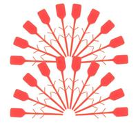 Homoyoyo Goupilles de Sécurité pour Extincteurs Rouges 200 Pièces Scellés d'Inviolabilité en Plastique Étiquettes de Verrouillage pour Accessoires de Lutte L'Incendie Identification