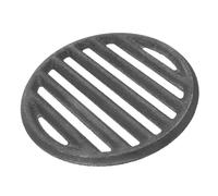Homoyoyo Grille de Cheminée Ronde en Fonte Ø 12 CM, Compatible Barbecue à Charbon et Insert Cheminée, Séchage Rapide Après Nettoyage