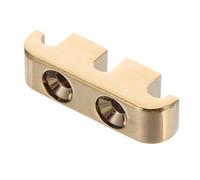 Homoyoyo Guide-cordes de Basse Électrique 4/5 Cordes Rainuré Doré, Accessoire Professionnel Multi-modèles pour Tension Stable des Cordes, Dispositif de Maintien Compatible Instruments