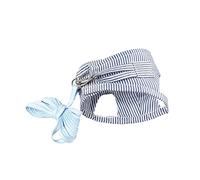 Homoyoyo Harnais pour Furet Et Petits Animaux - Gilet De Marche avec Laisse pour Lapins - Hérissons Cochons d'Inde Et Chiots Confortable Et Sécurisé en Bleu pour Les Sorties en Plein Air