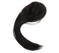 Homoyoyo Headband Wig With Rhinestones Wide Band Hair Extensions For Women Secure Fit Hairpiece For Thinning Hair And Hairline Coverage Wedding And Party Accessory