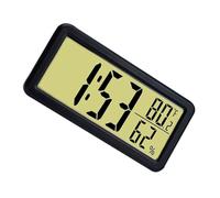 Homoyoyo Horloge Digital LED Simple et Moderne Fonction Photosensible et Support de Table en Abs, Cuisine ou Restaurant, Réveil Numérique Noir Élégant