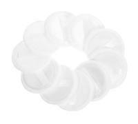 Homoyoyo Houppette à Poudre En Coton Blanc 10 Pièces Petite Taille 60x7 Mm Pour Maquillage Visage Et Corps Application Précise Et Portable