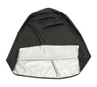 Homoyoyo Housse de Fontaine de Jardin Imperméable 420D Oxford Couverture Ronde Résistante aux Intempéries Cordon de Serrage Protection Anti-Poussière pour Fontaine Extérieure Diamètre 36