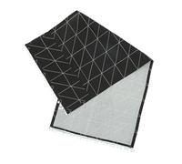 Homoyoyo Housse De Protection Antidérapante Pour Dessus De Lave-linge Et Réfrigérateur Imperméable Structure Adaptée Et Poche De Rangement Latérale Noire Motif Grand Carreau