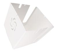 Homoyoyo Housse de Protection Résistante aux UV en Plastique Blanc Ouvertures D'aération, Compatible Universellement pour Pompe à Chaleur Extérieure pour Moteur de Jardin
