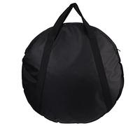 Homoyoyo Housse De Transport pour Cymbales en Tissu Oxford Noir - De Rangement Rond avec Poignée - Pochette Pratique pour Instruments Idéale pour Les Musiciens Professionnels