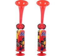 Homoyoyo Jouet de Football pour Trompette - 2 pièces - Mini Corne d'air - Bouche de signalisation bruyante - Clapet de Brouillard - pour Les Sports - Accessoires