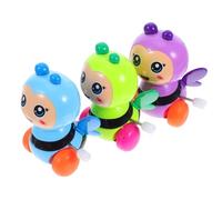 Homoyoyo Jouets à Remonter Design Créatif et Adorable 3pcs en Plastique Abeilles Mécaniques Couleur Aléatoire Sûrs pour Garçon et Filles, pour Fêtes et Paniers de Pâques