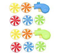 Homoyoyo Jouets Interactifs pour Chats et Chiens Lanceurs de Soucoupes Volantes, Matériau Solide, Lot de 2 Sets, pour Entraînement Intérieur et Extérieur, Adaptés aux Animaux Actifs