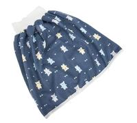 Homoyoyo Jupe-couche Imperméable Réutilisable et Lavable, Jupe en Couche Lavable en Coton Bleu pour Apprentissage Propreté, Bébés Filles 0-5 Ans