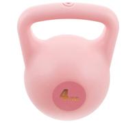 Homoyoyo Kettlebell Souple 4 Kg Auto-remplissable pour Entraînement Fitness Féminin, Accessoire de Musculation à Domicile, Polyéthylène Solide, pour Exercices de Force et Travail