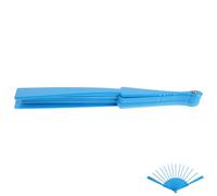 Homoyoyo Kit Cadre Éventail Pliant Branches Plastique Bleu Ciel pour DIY Éventail Main Japonais Cosplay Décoration Mariage Danse