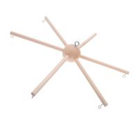 Homoyoyo Kit Cadre Mobile Bois à Bras Support Stable pour Mobile Berceau Garçon Fille Cadre Suspendu DIY pour Carillon et Décoration Chambre Infantile