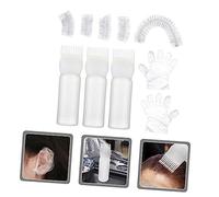 Homoyoyo Kit Cheveux Complet de Teinture et Décoloration Doutils Diy pour Salon et Maison Applicateur Dhuile Flexible Gants et Accessoires pour